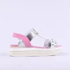 Women Marco Moreo Lecce Zip Platform Sandal - Pink White