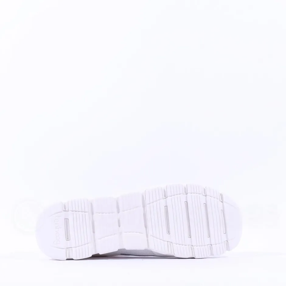 Women Ten Haag Light Elastic Lace Trainer - White