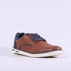 Tommy Bowe Lomax Laced Casual Shoe - Camel