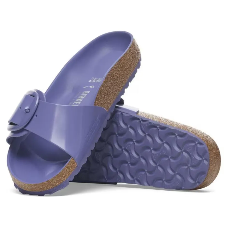 Women Birkenstock Madrid Big Buckle High Shine - Purple Dusk Tonal