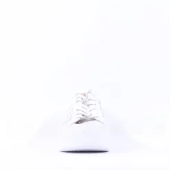 Women Caprice Manou Platform Cutout Trainer - White Leather