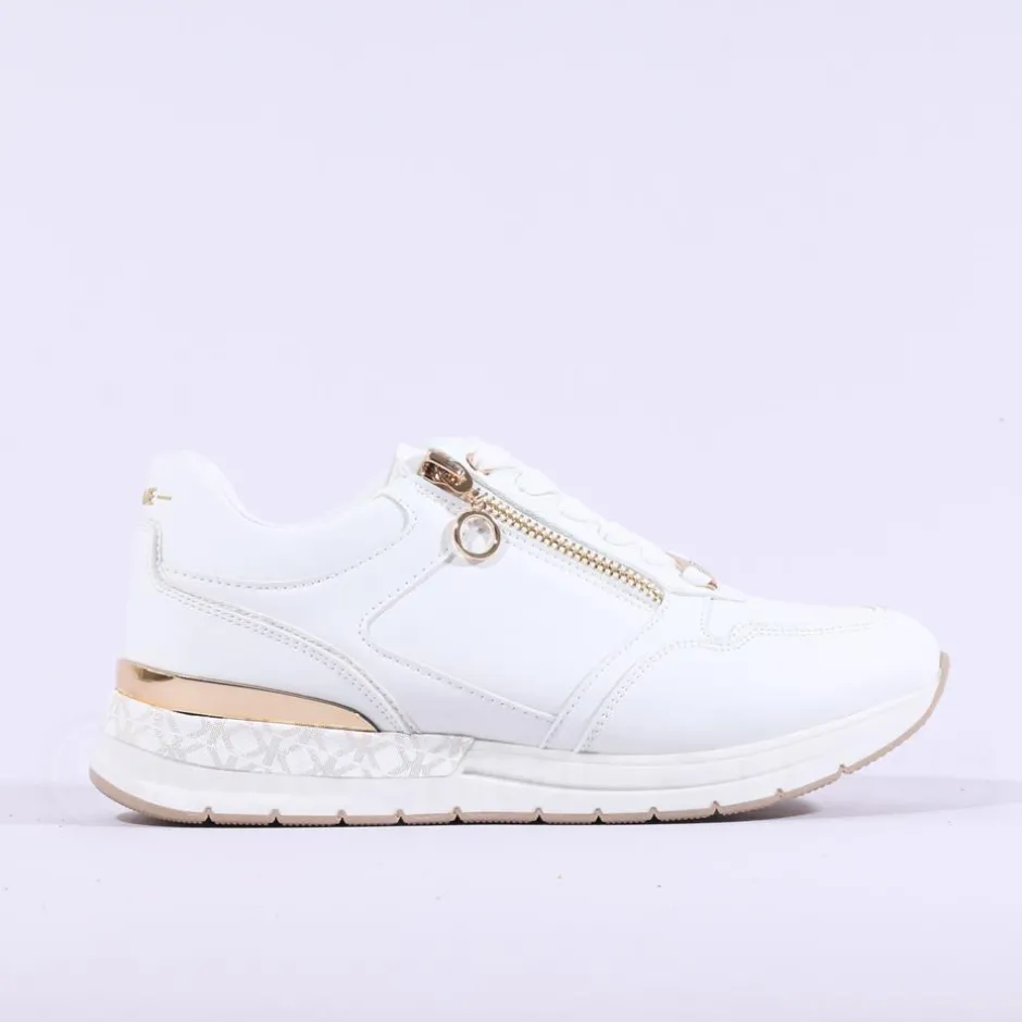 Women Tommy Bowe Ladies Marchino Wedge Trainer - Off White