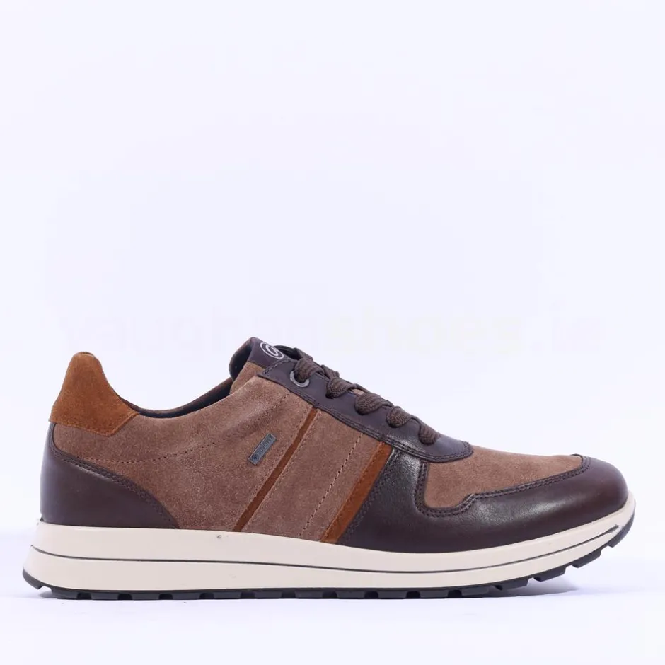 Ara Men Matteo 2.0 Goretex Lace Trainer - Brown Combi