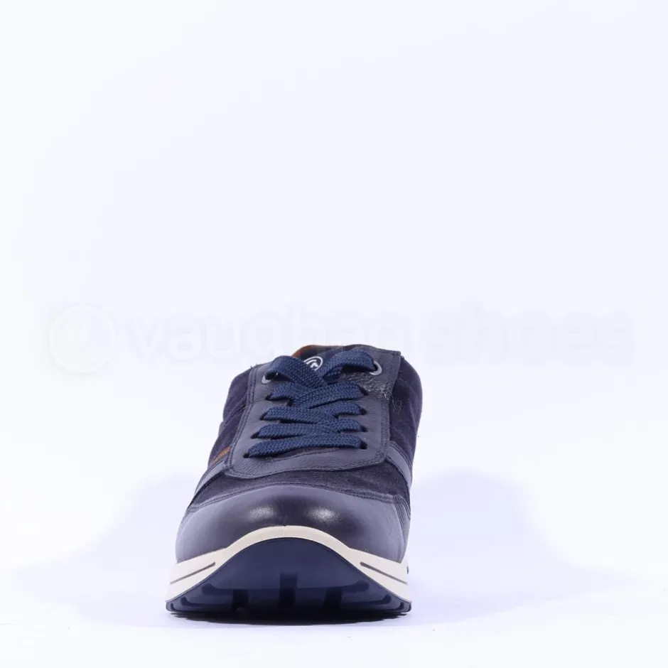 Ara Men Matteo 2.0 Goretex Lace Trainer - Navy Tan Combi
