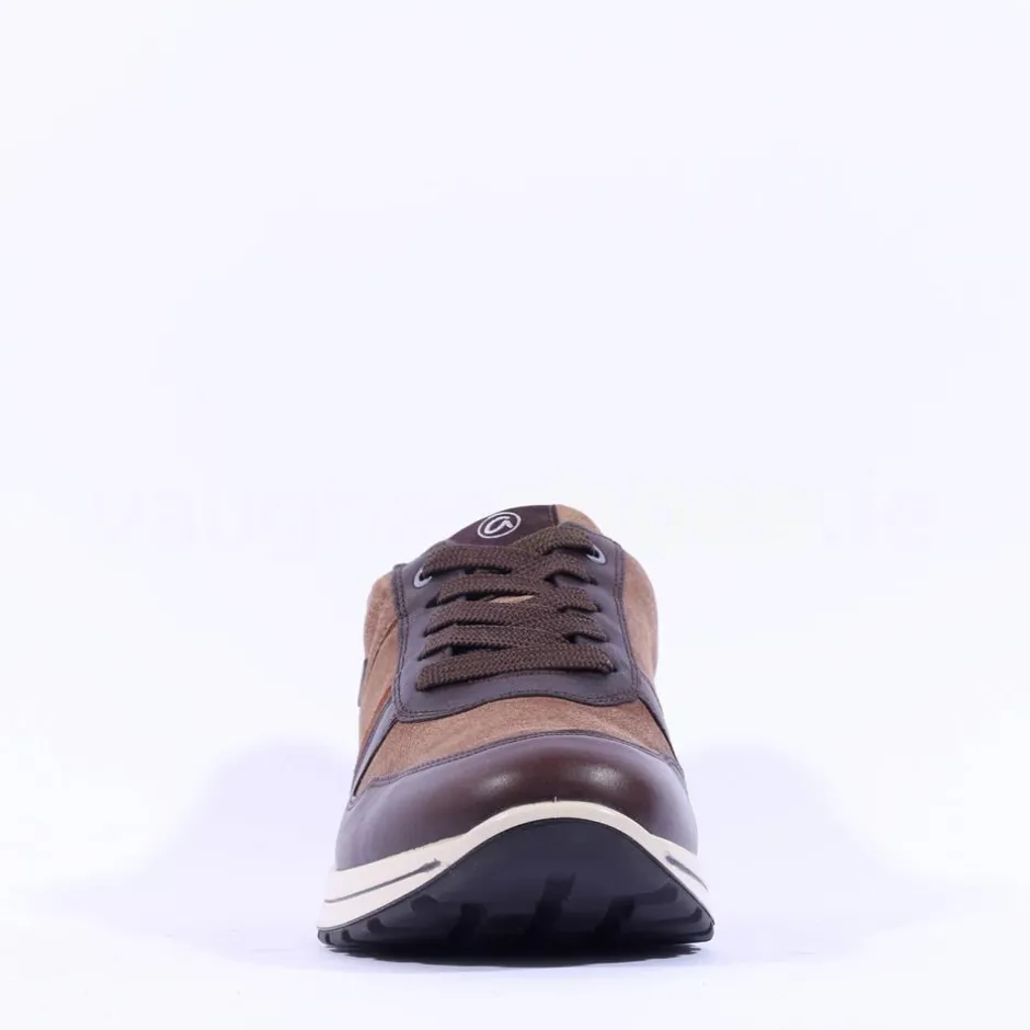 Ara Men Matteo 2.0 Goretex Lace Trainer - Brown Combi