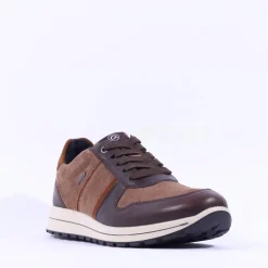 Ara Men Matteo 2.0 Goretex Lace Trainer - Brown Combi