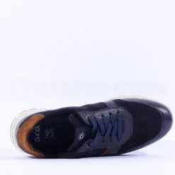 Ara Men Matteo 2.0 Goretex Lace Trainer - Navy Tan Combi