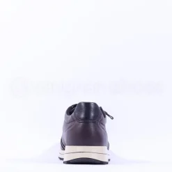 Ara Men Matteo Side Zip Wide Fit Shoe - Dark Burgundy Leather
