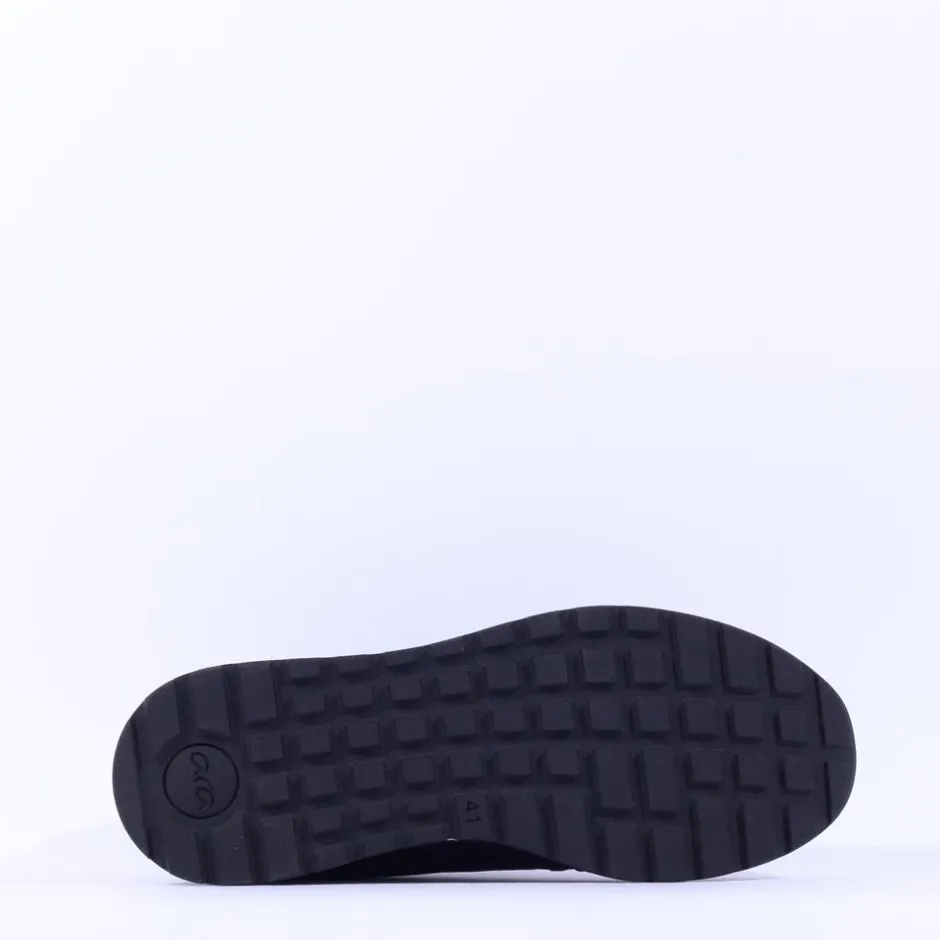 Ara Men Matteo Side Zip Wide Fit Shoe - Navy Grey