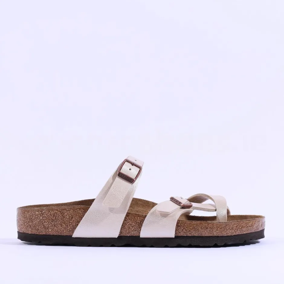 Women Birkenstock Mayari Birko-Flor - Graceful Pearl White
