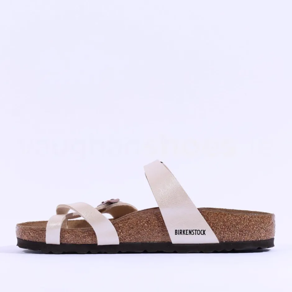 Women Birkenstock Mayari Birko-Flor - Graceful Pearl White