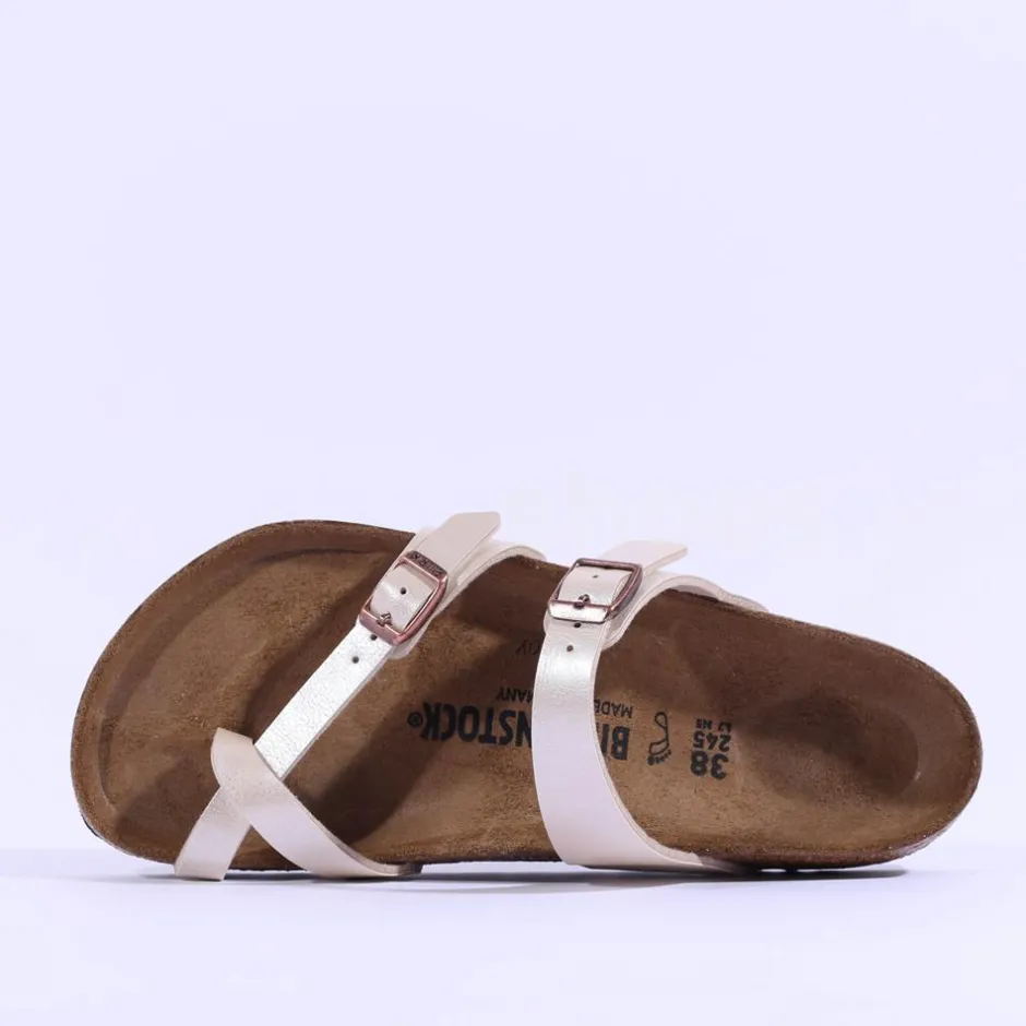 Women Birkenstock Mayari Birko-Flor - Graceful Pearl White