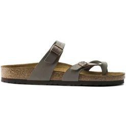 Women Birkenstock Mayari Birko-Flor Nubuck - Stone