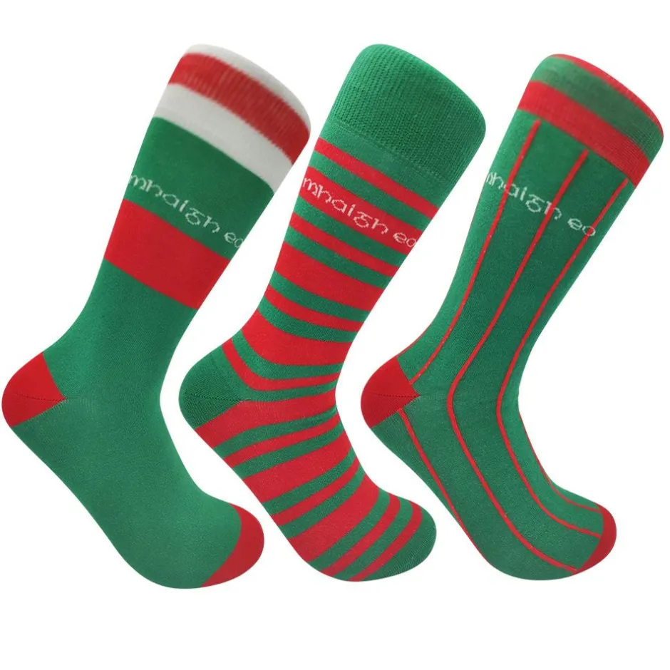 SicSock Mayo Retro Jersey Sock Gift Box - Green & Red