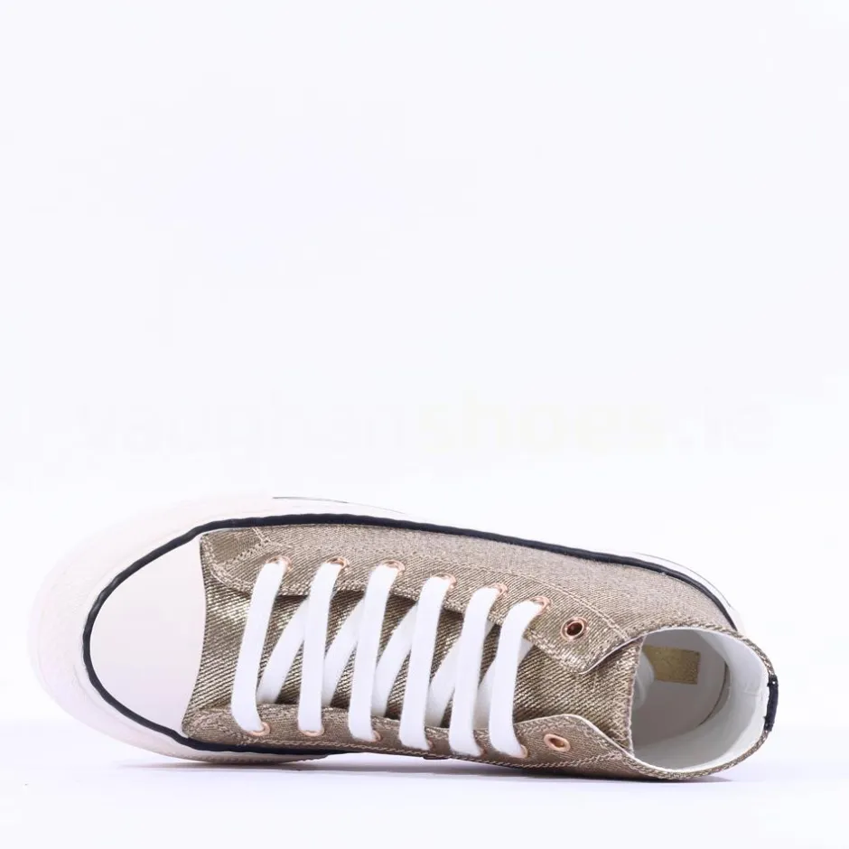 Women Tommy Bowe Ladies Mccabe Toecap Hitop - Gold Sparkle