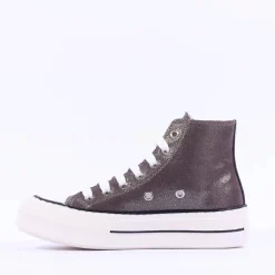 Women Tommy Bowe Ladies Mccabe Toecap Hitop - Grey Sparkle