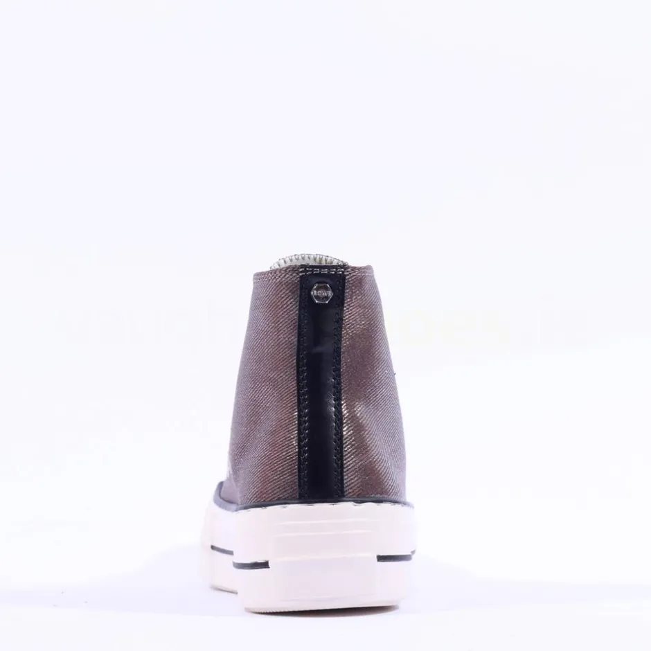 Women Tommy Bowe Ladies Mccabe Toecap Hitop - Grey Sparkle