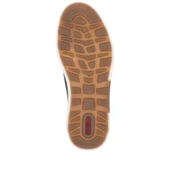 Rieker Men Mesh Front Slip On Shoe - Navy Tan