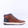 Tommy Bowe Mitchell Hi Top Laced Boot - Camel