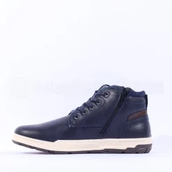 Tommy Bowe Mitchell Hi Top Laced Boot - Navy