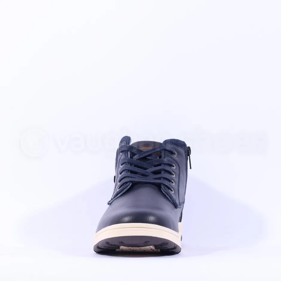 Tommy Bowe Mitchell Hi Top Laced Boot - Navy