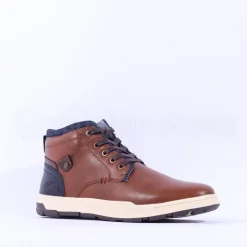 Tommy Bowe Mitchell Hi Top Laced Boot - Camel