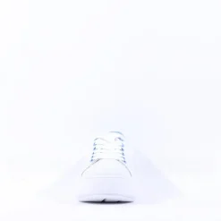 Women Ara Monaco Platform Laced Trainer - White Ice Blue
