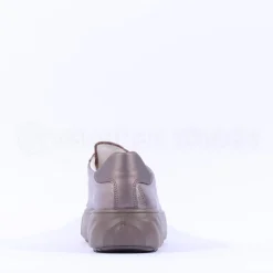 Women Ara Monaco Platform Laced Trainer - Gun Metal
