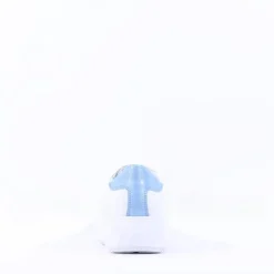 Women Ara Monaco Platform Laced Trainer - White Ice Blue