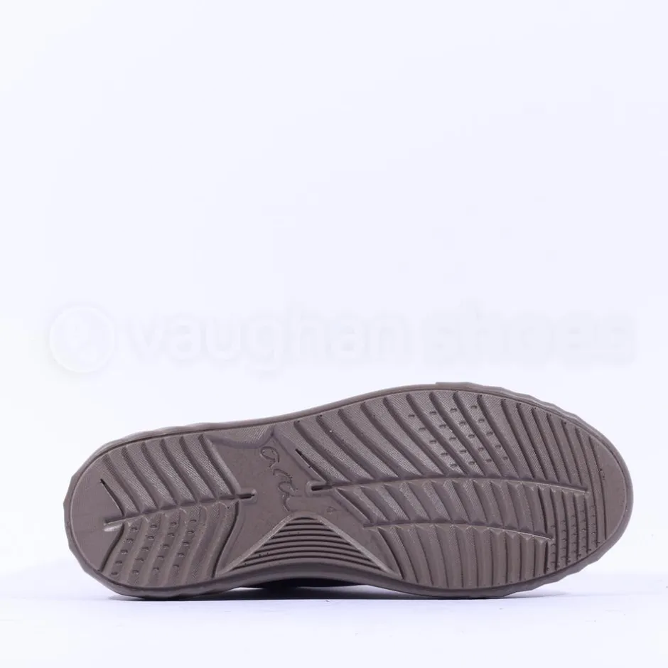 Women Ara Monaco Platform Laced Trainer - Gun Metal