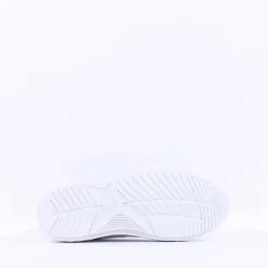Women Ara Monaco Platform Laced Trainer - White Ice Blue