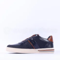 Tommy Bowe Montoya Laced Casual Shoe - Navy Leather