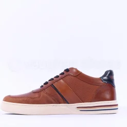 Tommy Bowe Montoya Laced Casual Shoe - Tan Leather