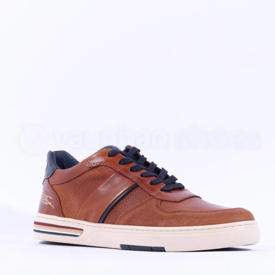 Tommy Bowe Montoya Laced Casual Shoe - Tan Leather