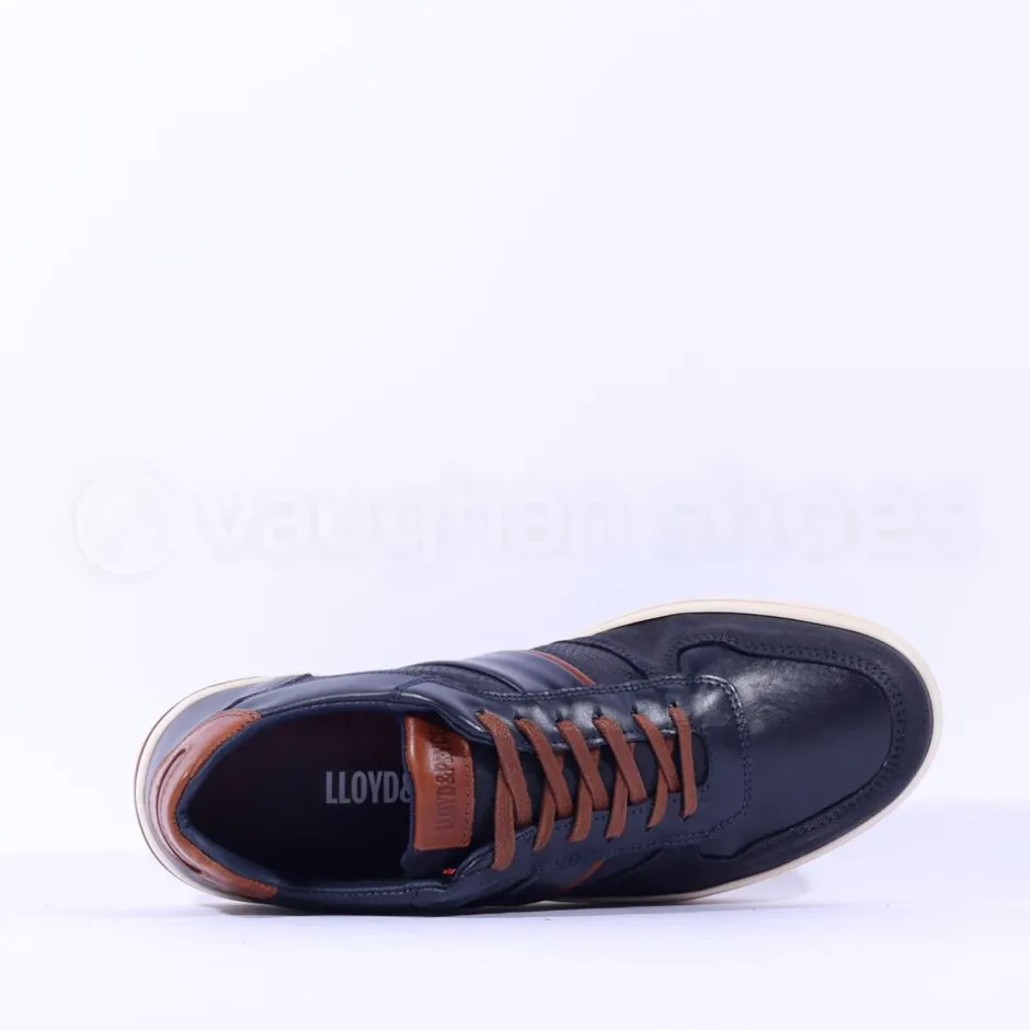 Tommy Bowe Montoya Laced Casual Shoe - Navy Leather