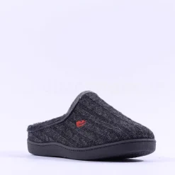 Plumaflex Men Mule Slipper - Grey