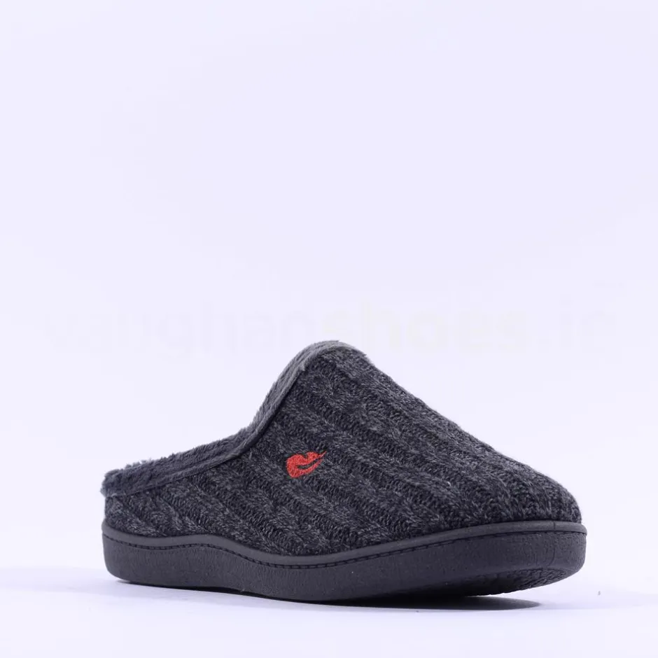 Plumaflex Men Mule Slipper - Grey