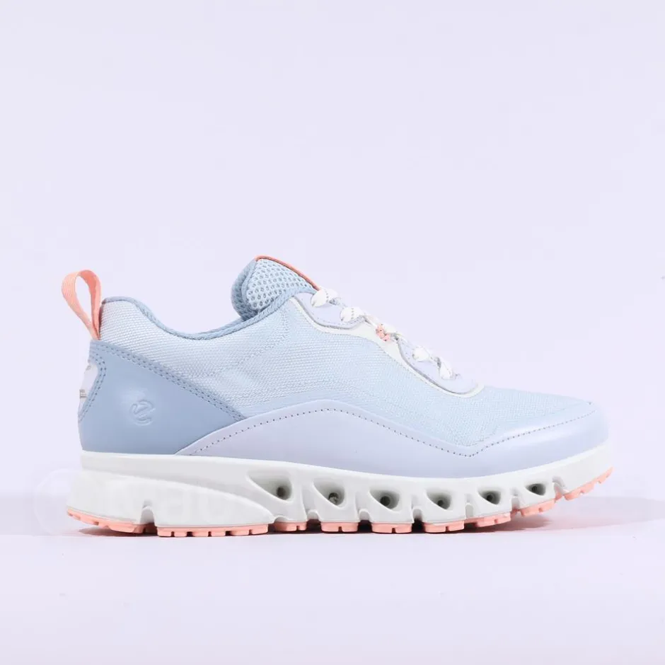 Women Ecco Women Multi Vent Goretex Trainer - Light Blue Pink