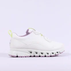 Women Ecco Women Multi Vent Goretex Trainer - White Lavender