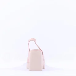 Women Wonders Naima Platform Bold High Heel - Nude Leather