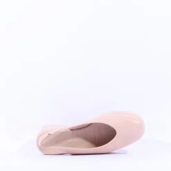 Women Wonders Naima Platform Bold High Heel - Nude Leather