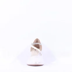 Women Tamaris Nea Glitter Strap Mid Heel - Pearl