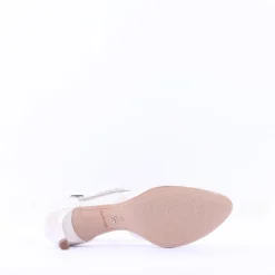 Women Tamaris Nea Glitter Strap Mid Heel - Pearl