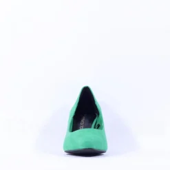 Women Marco Tozzi Nosca Pointed Toe Mid Heel - Leaf Green