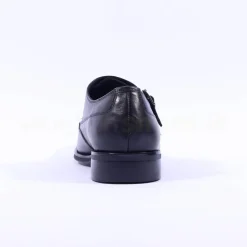 Tommy Bowe Obus Monkstrap Dress Shoe - Black Leather
