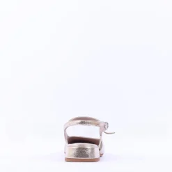 Women Wonders Oriana Low Mary Jane Pump - Gold Leather