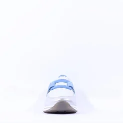 Women Ara Osaka Slip On Buckle Wedge - Silver Ice