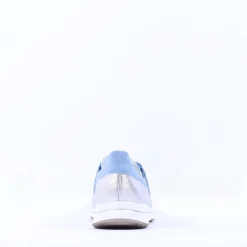Women Ara Osaka Slip On Buckle Wedge - Silver Ice