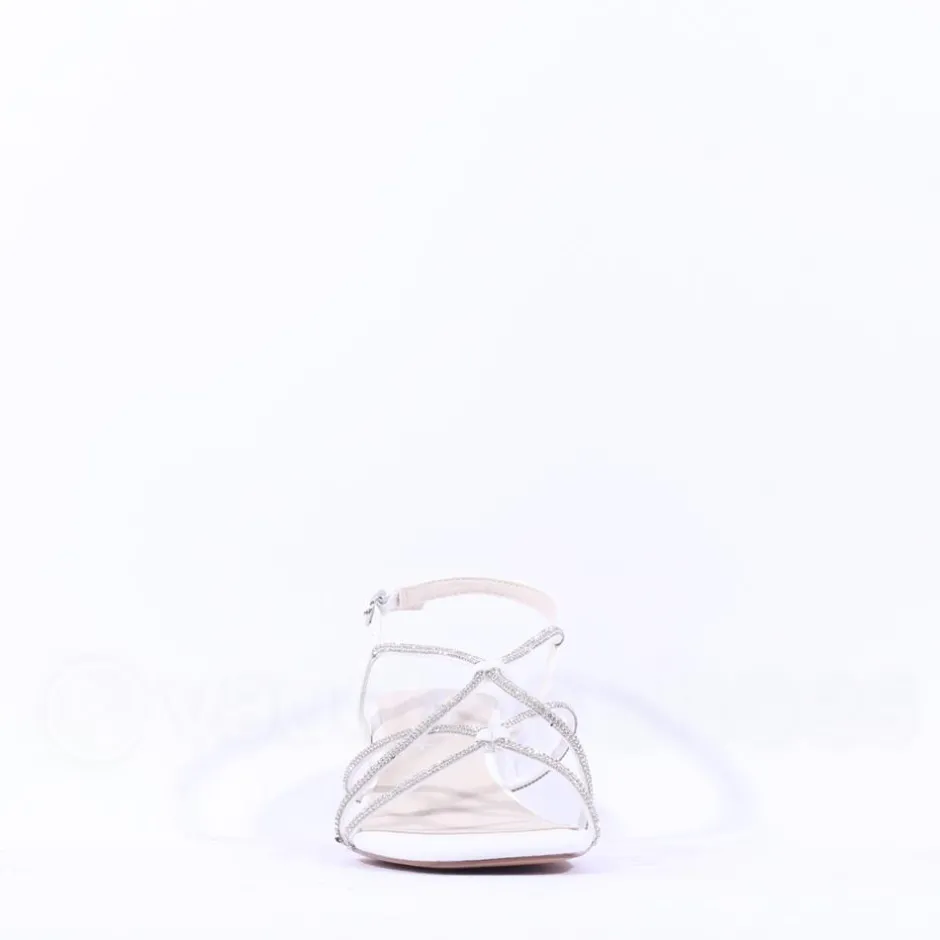 Women Tamaris Paola Strappy Block Heel Sandal - White