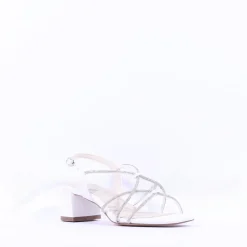 Women Tamaris Paola Strappy Block Heel Sandal - White